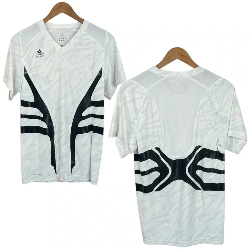 TS280 Mens Adidas Clima 365 Tech Fit Compression V Neck Soccer Jersey XLT Tall